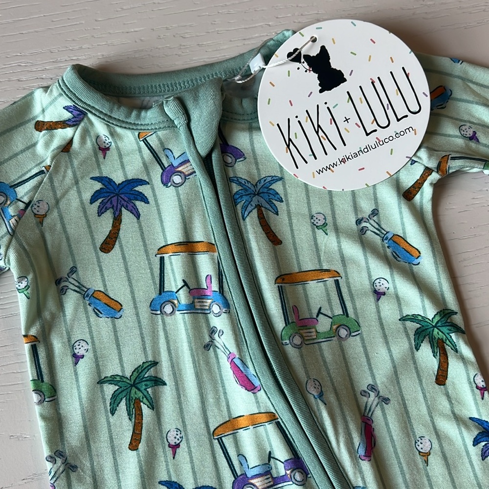 Kiki + Lulu Fore O’Clock Golf Convertible Romper  6-12 18-24 months - Picture 2 of 6